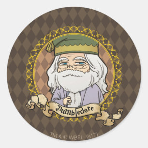 Anime Dumbledore Classic Round Sticker