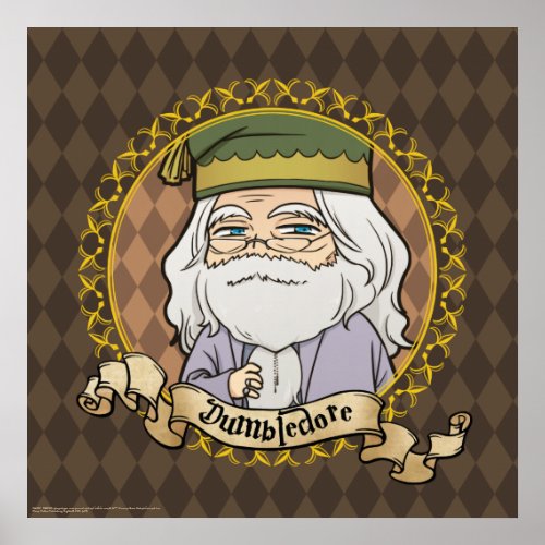 Anime Dumbledore Poster