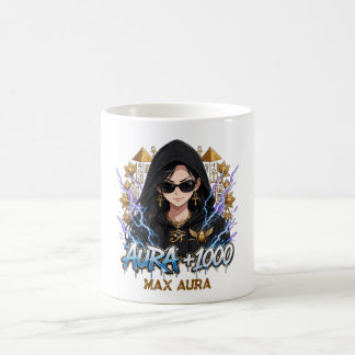 Anime Egyptian Pharaoh Girl Aura plus 1000 Streetw Coffee Mug