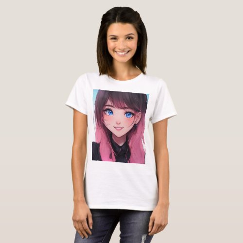 Anime Elegance girls T shirt