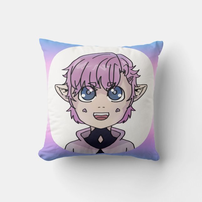 Anime Elf Pillow (Front)