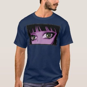 Anime Eyes Japanese Aesthetic Manga Girl T-Shirt