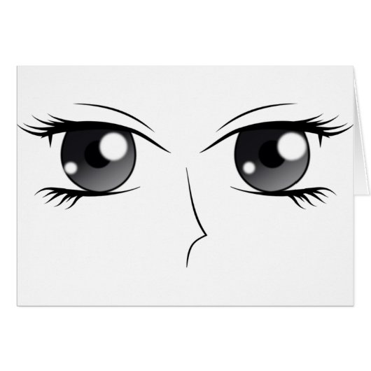 Anime Eyes - Manga Cards (Front Horizontal)