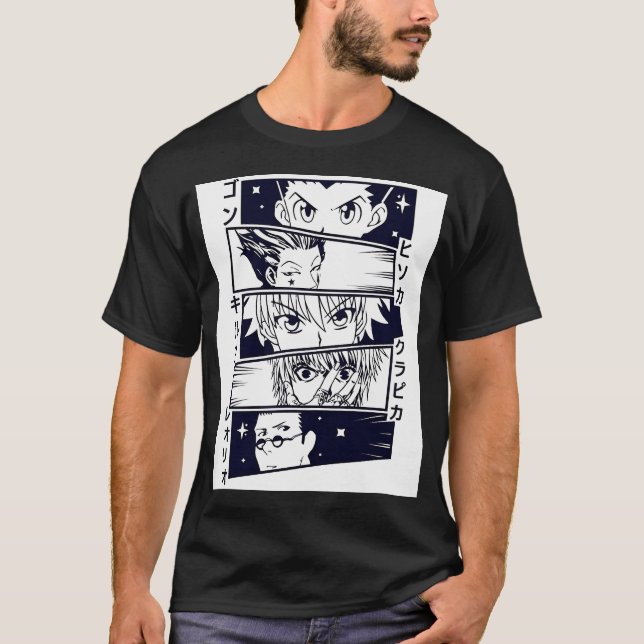 Anime Faces T-Shirt (Front)
