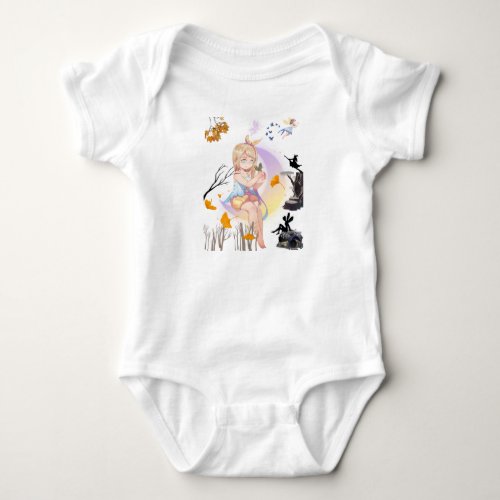 Anime Fairy Princess Baby Bodysuit