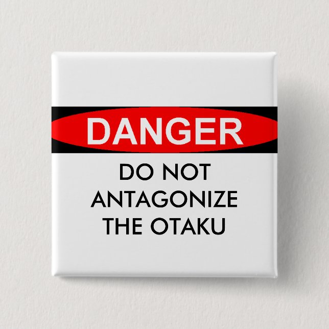 Anime fan button (Front)