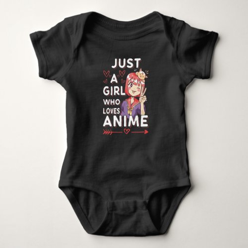 Anime Fan Girl Otaku Japanese Manga Lover Baby Bodysuit