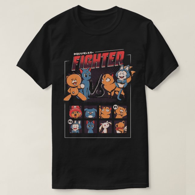Anime fight  T-Shirt (Design Front)