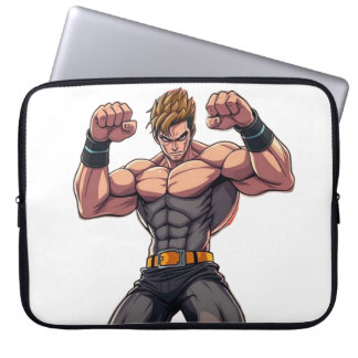 Anime Fighter Laptop Sleeve