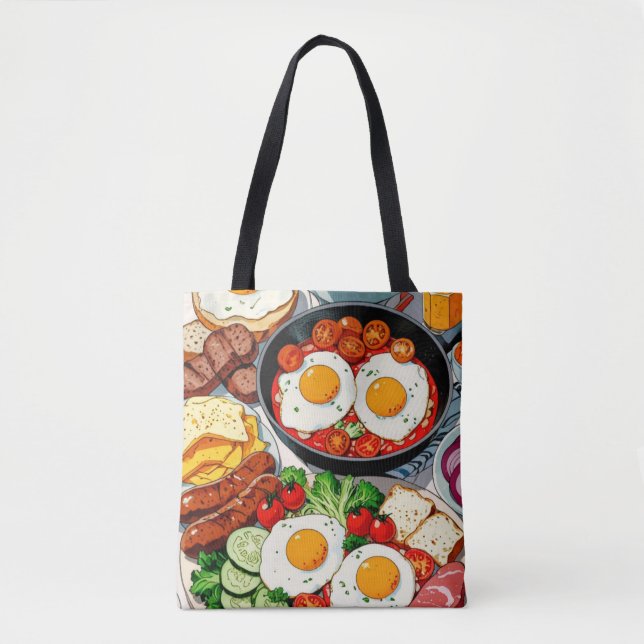 Anime food Tote Bag (Front)