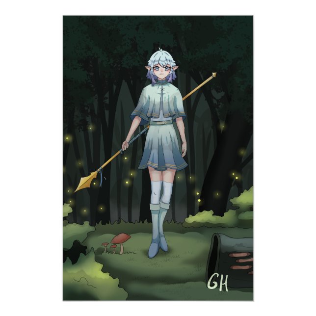 Anime Forrest Girl,  Poster (Front)