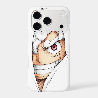 Anime Gear 5 White Hair Smile iPhone Case Cute Ae