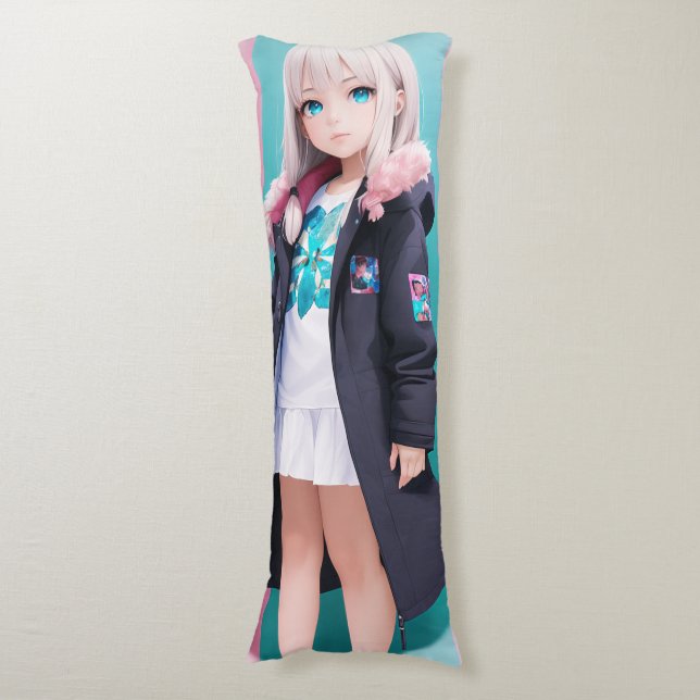 Anime Girl 039 Body Pillow (Front Vertical)