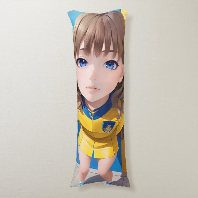 Anime Girl 041 Body Pillow (Front Vertical)