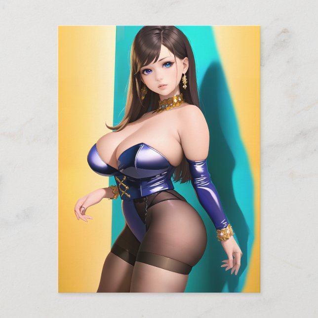 Anime Girl 046 Postcard (Front)