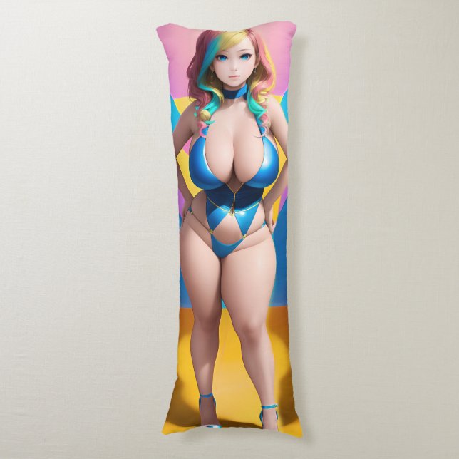 Anime Girl 047 Body Pillow (Front Vertical)