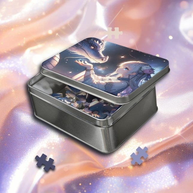 Anime Girl and Her Dragon Mystical   Jigsaw Puzzle (Creator Uploaded)