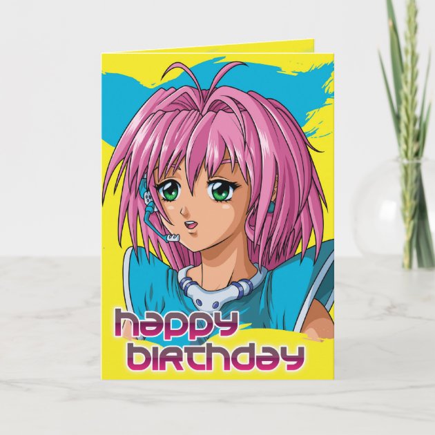 Aqua Anime Birthday Card Picture #135894906 | Blingee.com