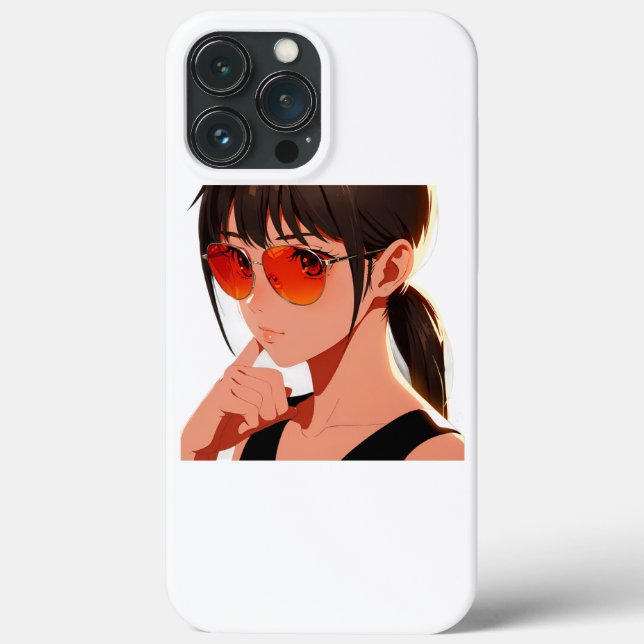 Anime girl Bold and Playful Design Case-Mate iPhone Case (Back)