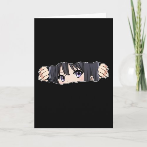 Anime Girl Card