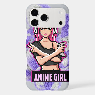Anime Girl   Cute Aesthetic Character Illustration iPhone 17 Pro Max Case