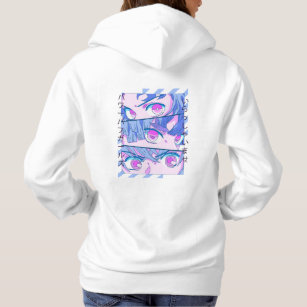 Anime Girl Eyes - Japan Culture Art - Japanese Aes Hoodie