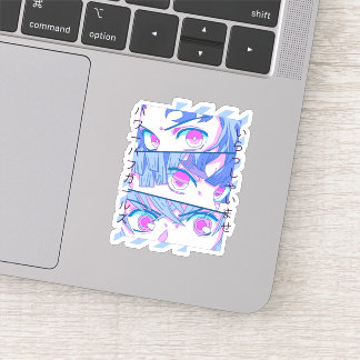 Anime Girl Eyes - Japan Culture Art - Japanese Sticker