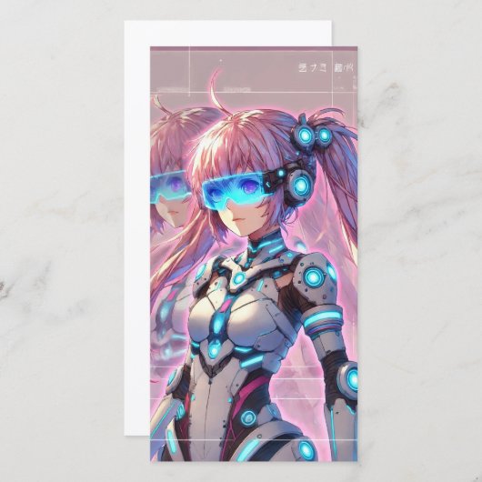 Anime girl futuristic (Front/Back)