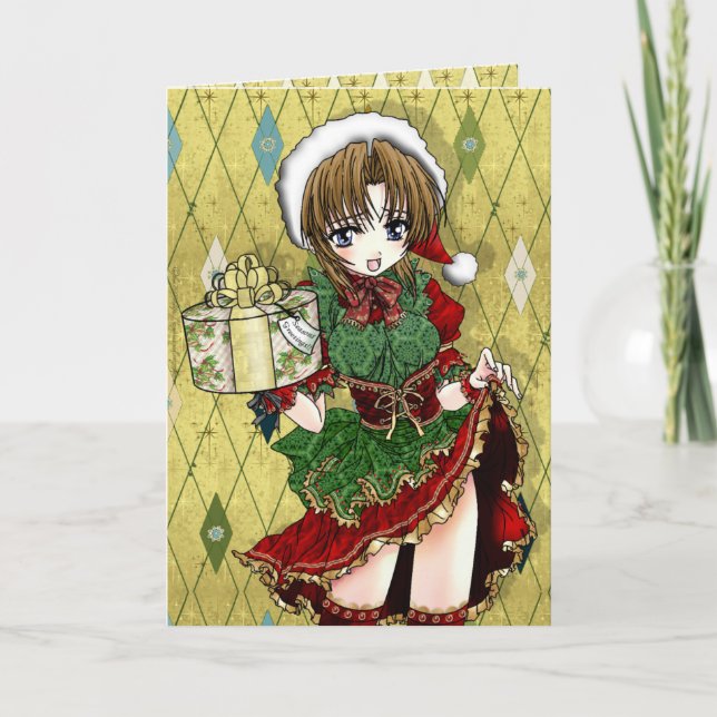 Anime Girl Gift Card (Front)