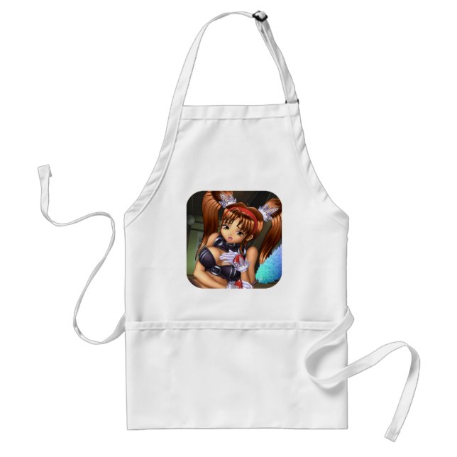 Anime Girl - Honey Adult Apron (Front)