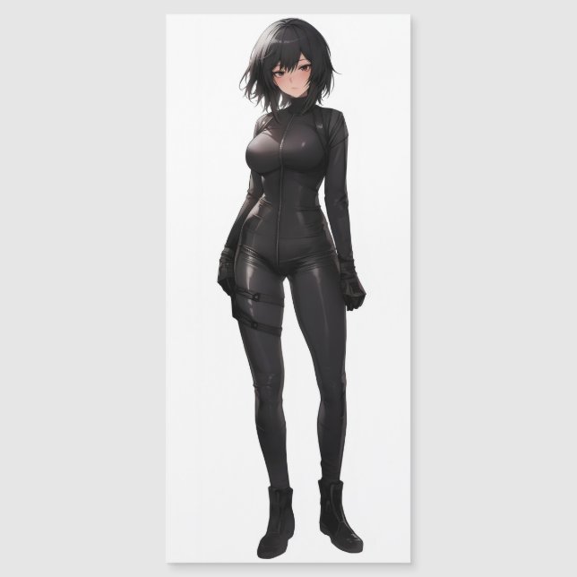Anime Girl in Bodysuit (Front)