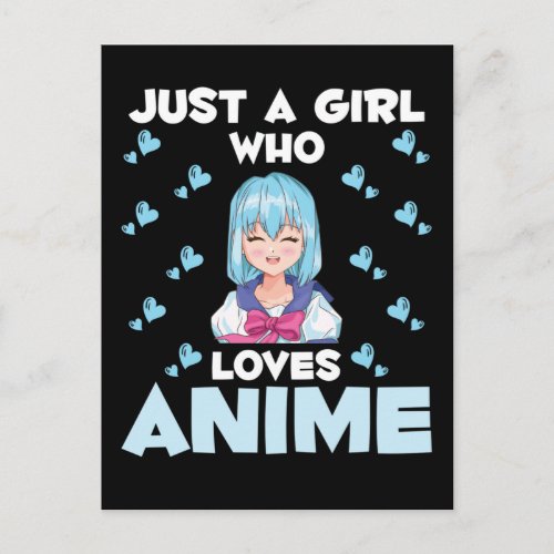 Anime Girl Japanese Otaku Manga Japan Postcard