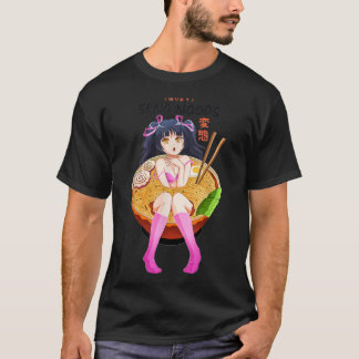Anime Girl Japanese - Send Noods Ramen Noodle Bowl T-Shirt