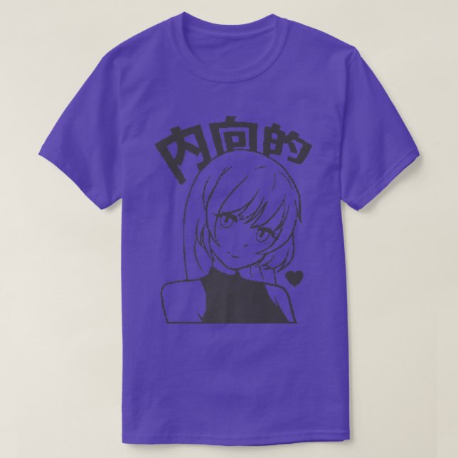 Anime Girl Japanime Japanese manga Beautiful otaku T-Shirt (Design Front)