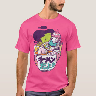 Anime Girl Japanime Japanese manga Beautiful otaku T-Shirt
