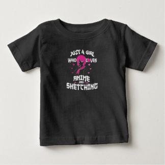 Anime Girl Just A Girl Who Loves Anime Clothes Tee