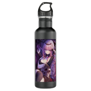 Anime Girl Kawaii Waifu Aesthetic Japanese Manga O Stainless Steel Water Bottle