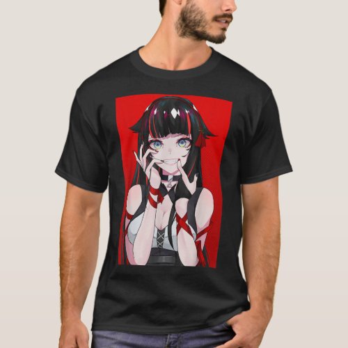 Anime Girl Kawaii Waifu Aesthetic Japanese Manga O T_Shirt