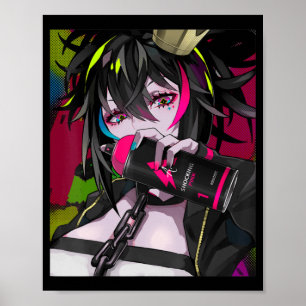 Anime Girl Kawaii Waifu Aesthetic Japanese Otaku  Poster