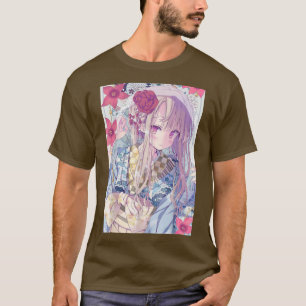Anime Girl Kawaii Waifu Esthetic Japanese Manga O T-Shirt