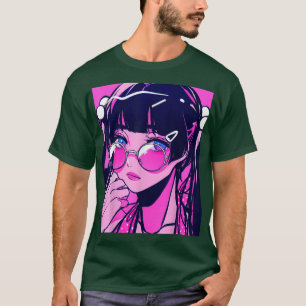 Anime Girl Kawaii Waifu Pink Aesthetic Japanese Ot T-Shirt