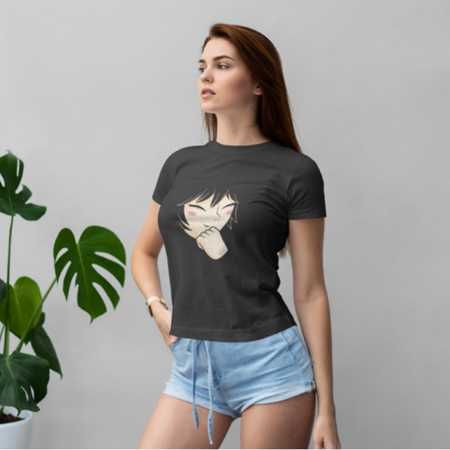Anime Girl Laughing  T-Shirt (Creator Uploaded)