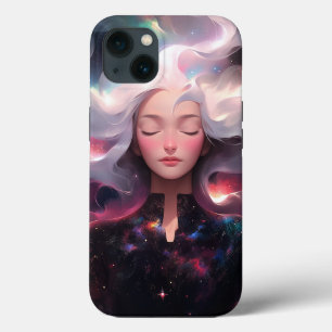 Anime Girl Made Of Stars iPhone 13 Case