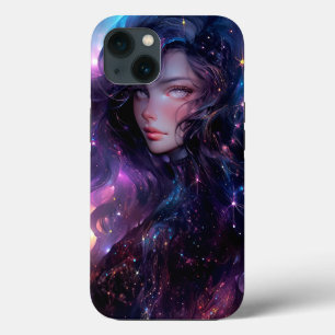 Anime Girl Made Of Stars iPhone 13 Case