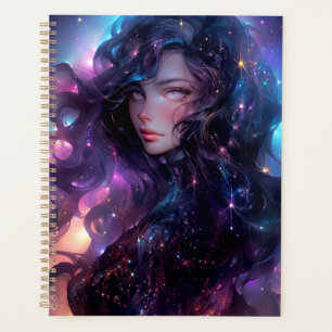 Anime Girl Made Of Stars Planner