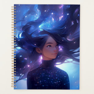 Anime Girl Made Of Stars Planner