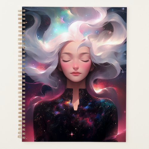 Anime Girl Made Of Stars Planner