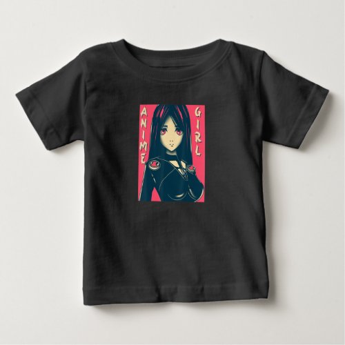 Anime Girl Manga Otaku Kawaii Anime Clothing Goth  Baby T_Shirt