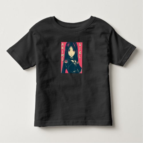 Anime Girl Manga Otaku Kawaii Anime Clothing Goth  Toddler T_shirt