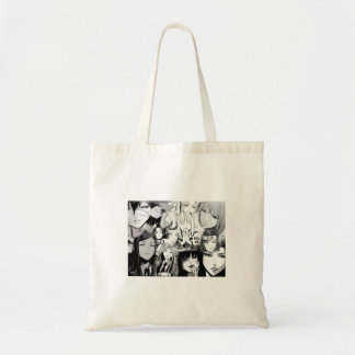 Anime Girl Manga Panel Collage Tote Bag